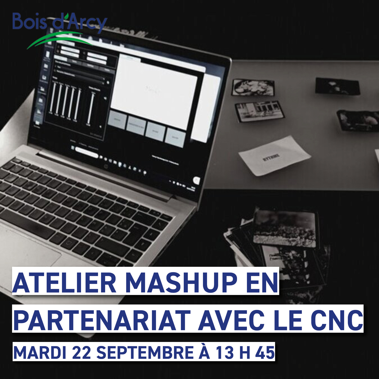 Atelier Mashup en partenariat avec le CNC Atelier Mashup en partenariat avec le CNC